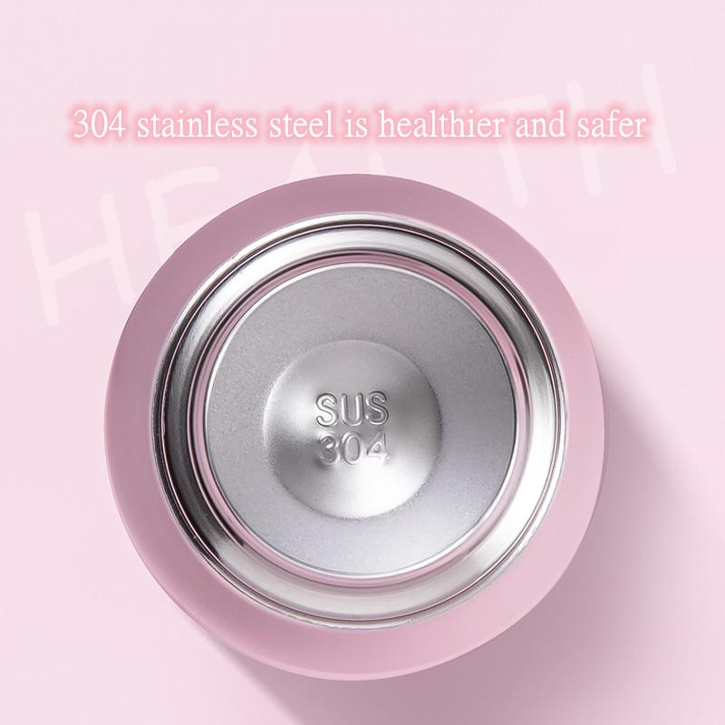 Dễ Thương Giữ Nhiệt Màu Thép Không Gỉ 304 Kawaii Nước Hút Chân Không Bình Cà Phê Sữa Nước Trà Tumbler Cô Gái Trẻ Em Quà Tặng 320ML