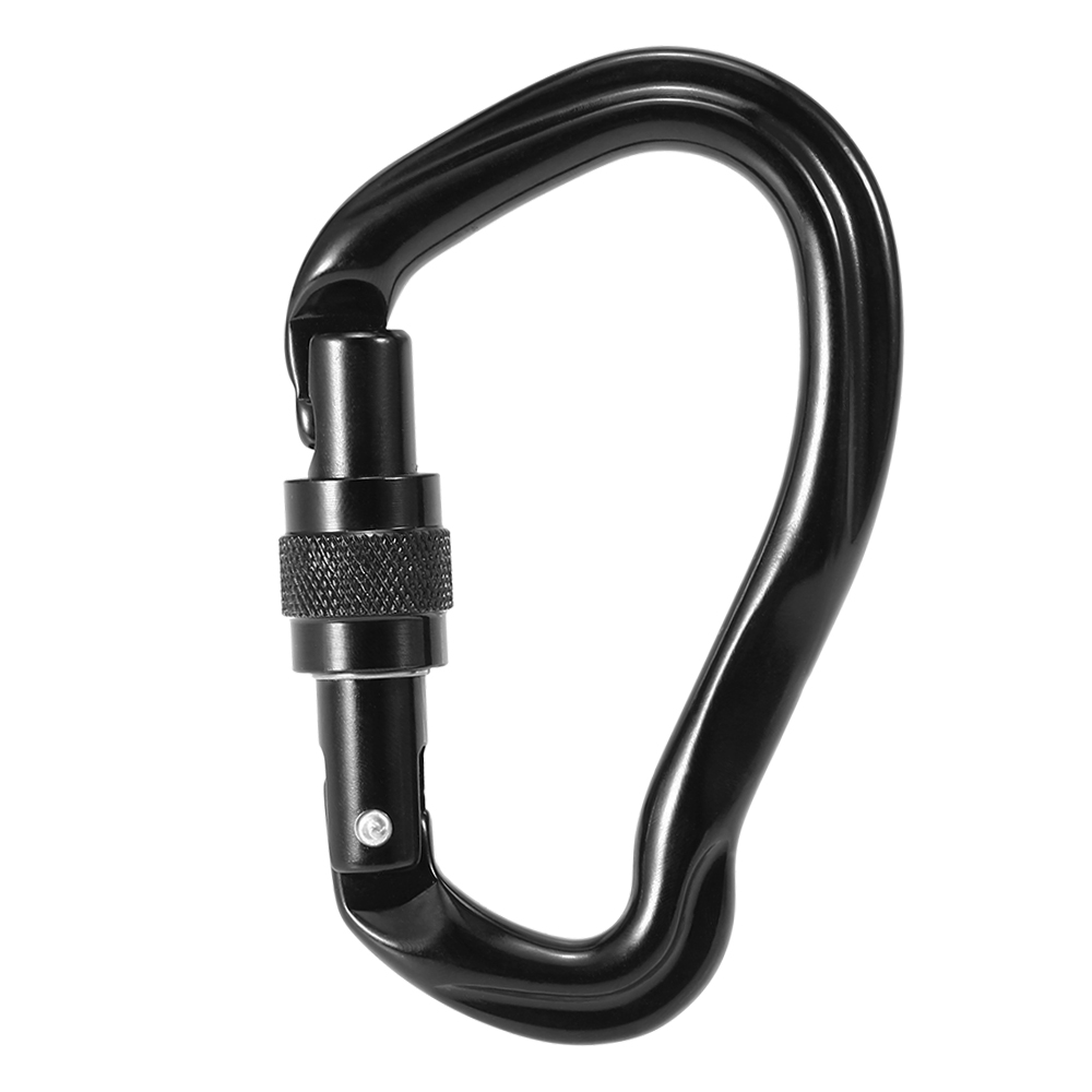 Cổng khóa trục vít 23KN bằng hợp kim nhôm để leo núi và leo dốc ngoài trời, đồng thời cũng có thể gắn chắc chắn vào ba lô, dây lều, võng và xích đu yoga