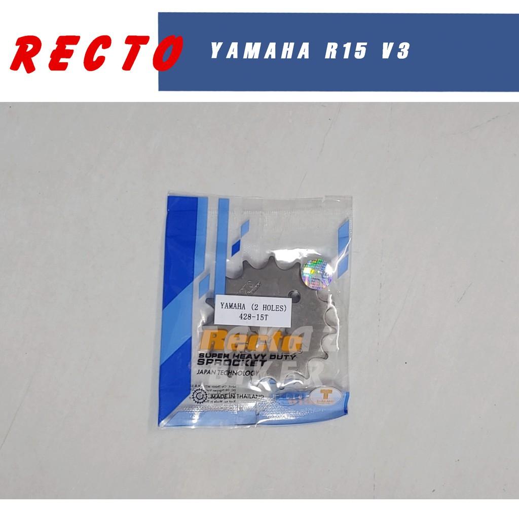 B3 Nhông Hoặc Dĩa 15T x 47T Recto xe Yamaha R15 V3 Hàng Thái Lan PKN
