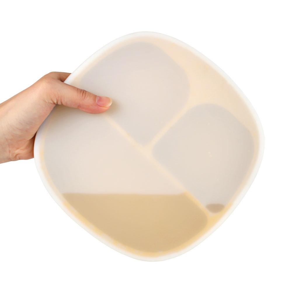 Trẻ Em Bát Đĩa Có Nắp Silicone Mềm An Toàn Hộp Bảo Quản Thực Phẩm Cho Bé Bộ Đồ Ăn Đồ Dùng Cho Bé Ăn Khay Đựng Hoa Quả