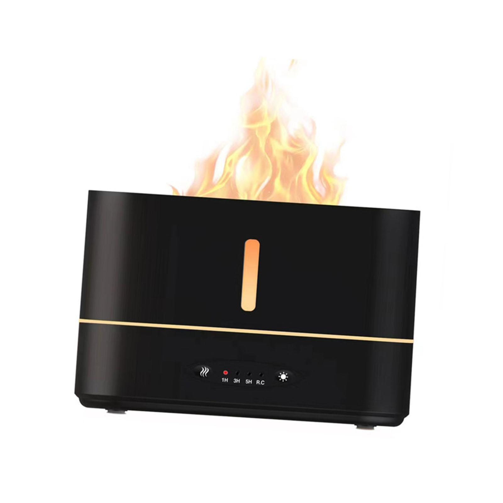 3D Night Light Humidifier Silent USB for Bedroom Travel Nursery Black