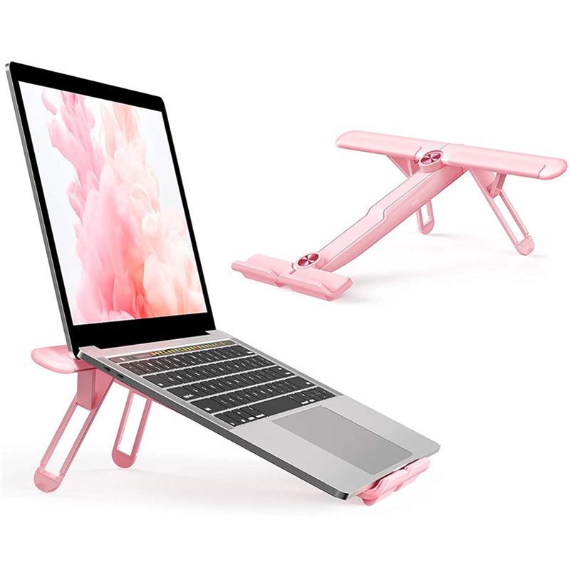 Máy tính xách tay đứng cho bàn, di động công thái học có thể điều chỉnh, giá đỡ máy tính, silicon chống trượt