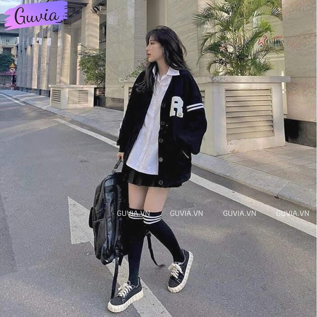 Áo Khoác CARDIGIAN Nỉ 2022 ️ Nhiều Mẫu Bomber Nữ Phong Cách Năng Động Trẻ Trung Siêu Hot