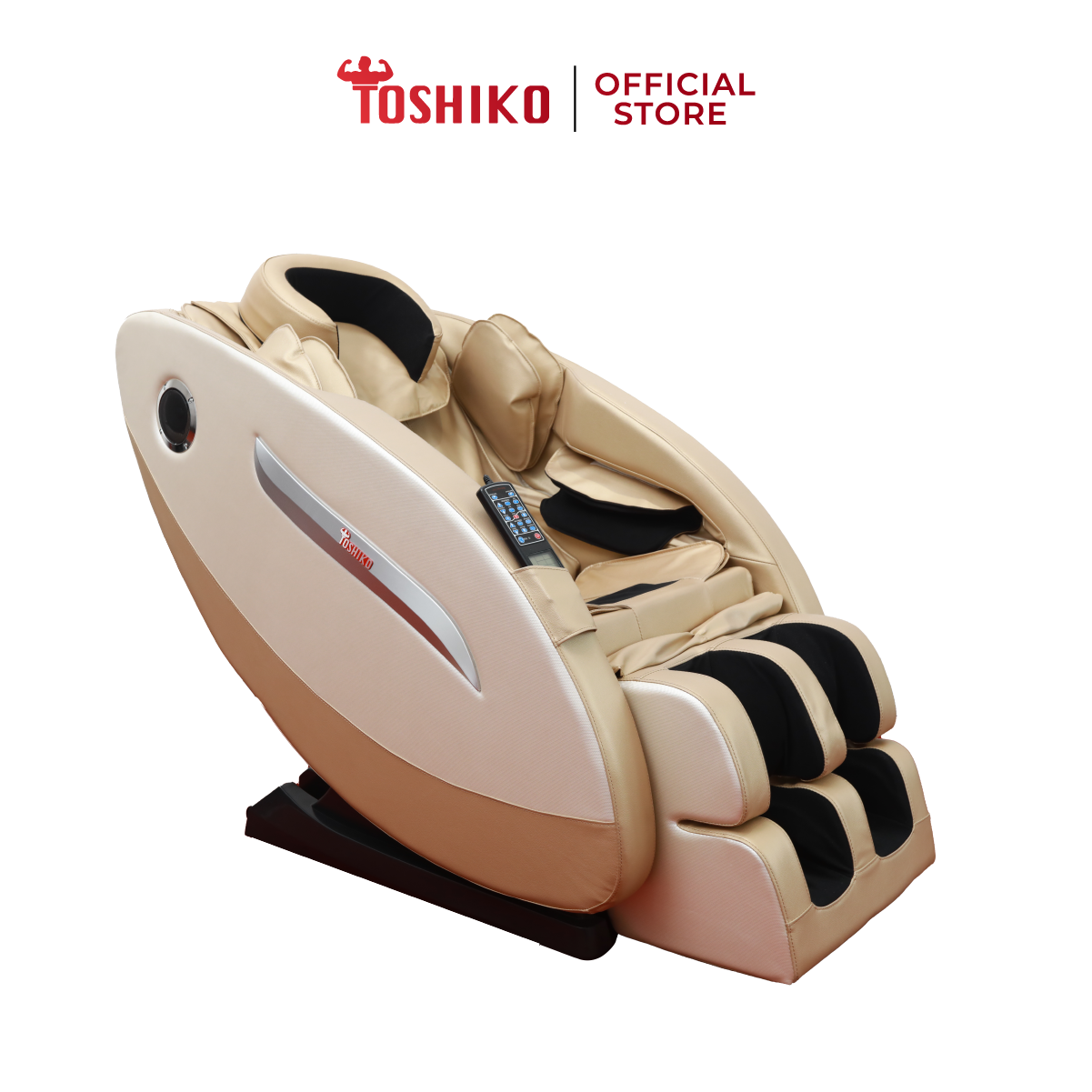 Ghế Massage Toàn Thân con lăn 4D di chuyển Đa Năng Cao Cấp Toshiko T86 Pro, đạt chuẩn ISO massage sâu tại các vùng chuyên biệt, Máy Massage Toàn Thân Đa Năng chức năng dò tìm huyệt đạo