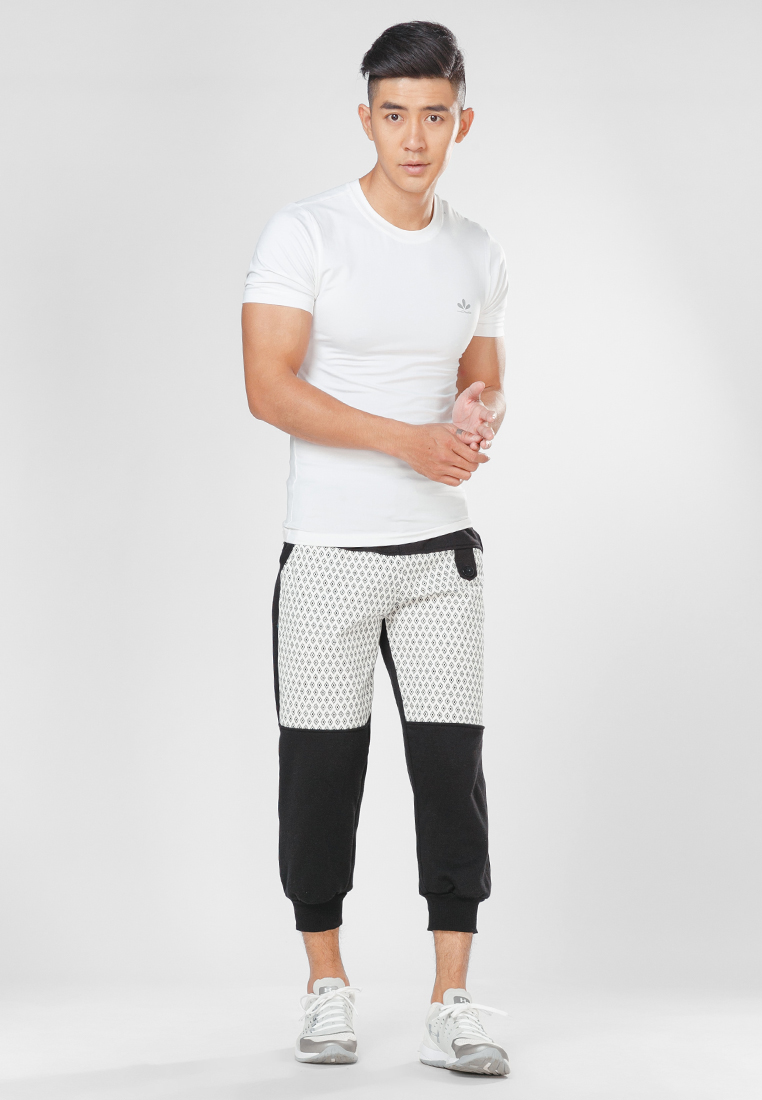 Quần thun dài jogger nam Phúc An 1011 màu đen