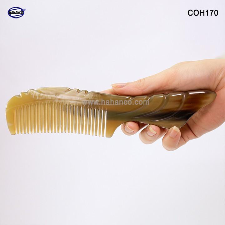 Lược sừng xuất Nhật (Size: L - 20cm) COH170 - Lược đuôi cá Koi đẹp mềm mại ️- Chăm sóc tóc