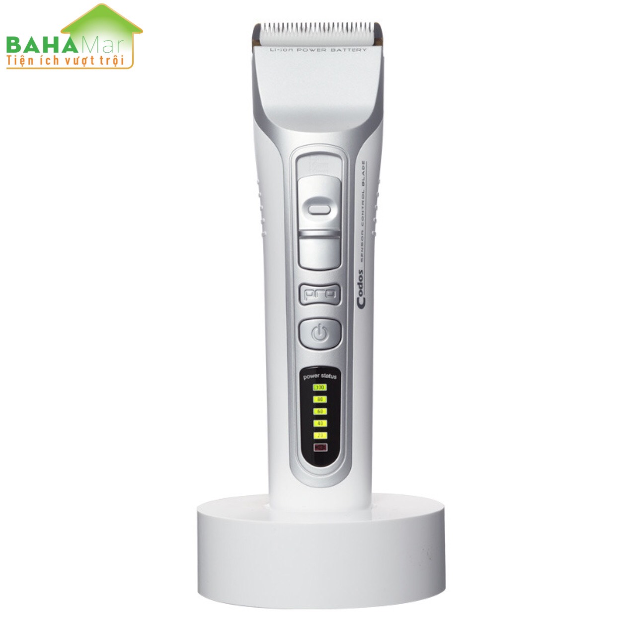TÔNG ĐƠ CHUYÊN NGHIỆP SẠC ĐIỆN CẮT TỈA RÂU TÓC "BAHAMAR" thỏa sức sáng tạo kiểu tóc với các đầu lưỡi dao cắt tỉa tóc râu rất thuận tiện