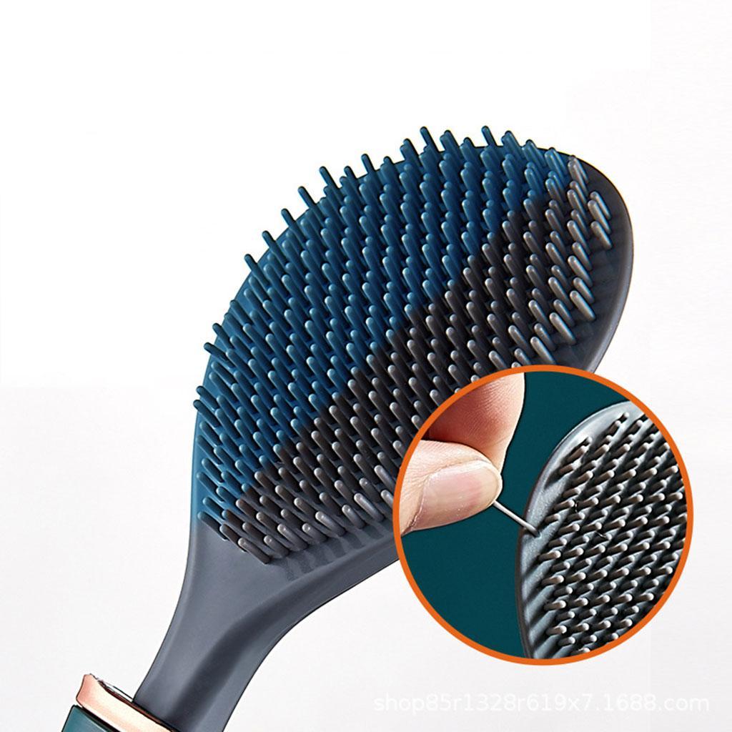 Silicone Toilet Brush with Holder Wall Mounted Cleaning Bathroom Brushes Set