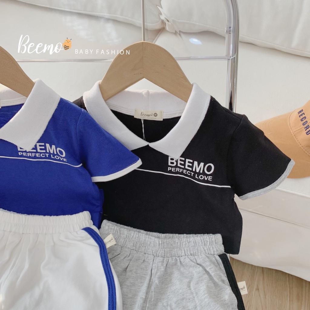 Bộ Thể Thao Beemo Có Cổ Polo Unisex Thun Cotton Mềm Mại