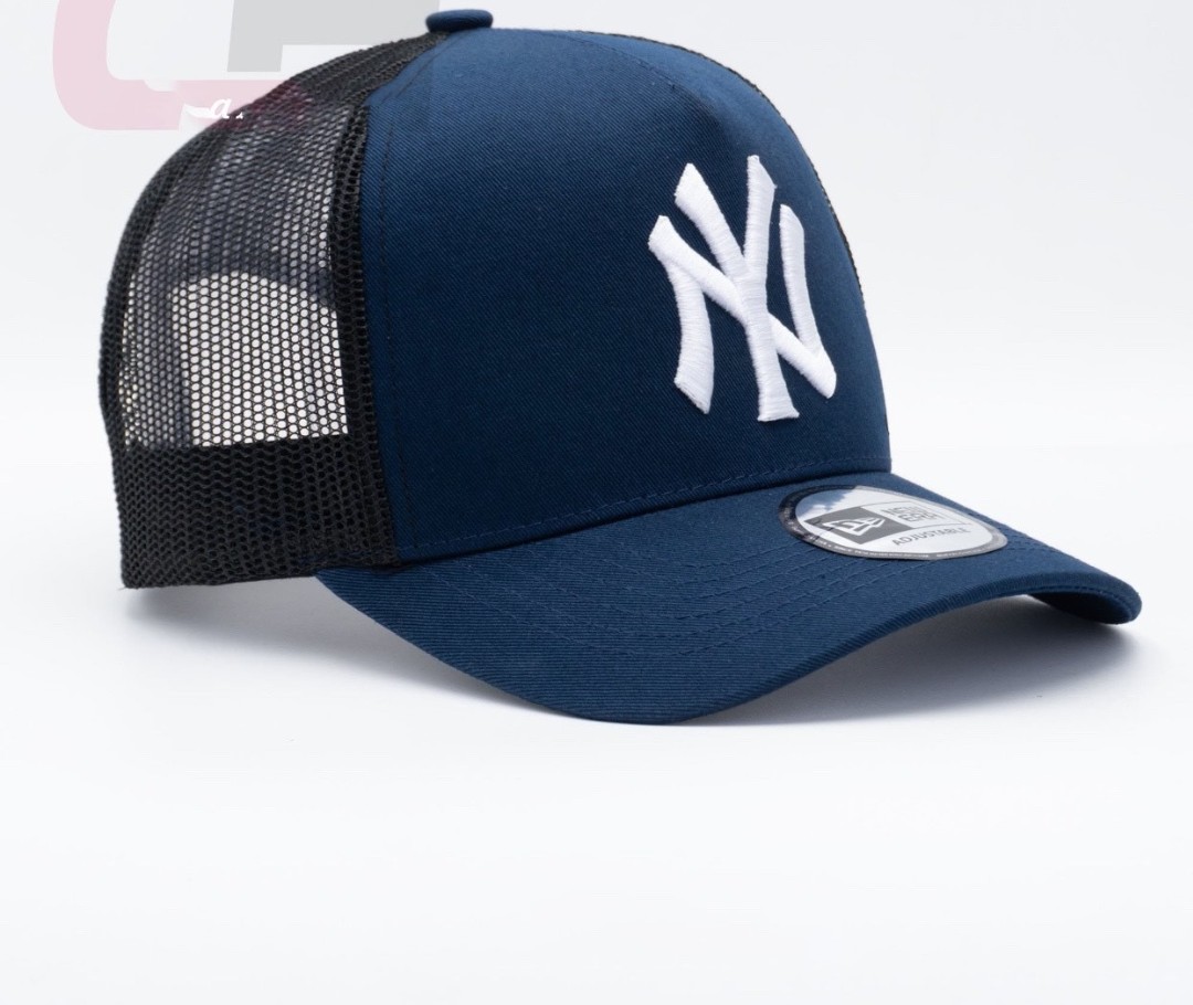 (Hàng VNXK) Nón kết, mũ lưỡi trai nam nữ cho MLB phối lưới vải kaki thời trang (Ảnh thật)