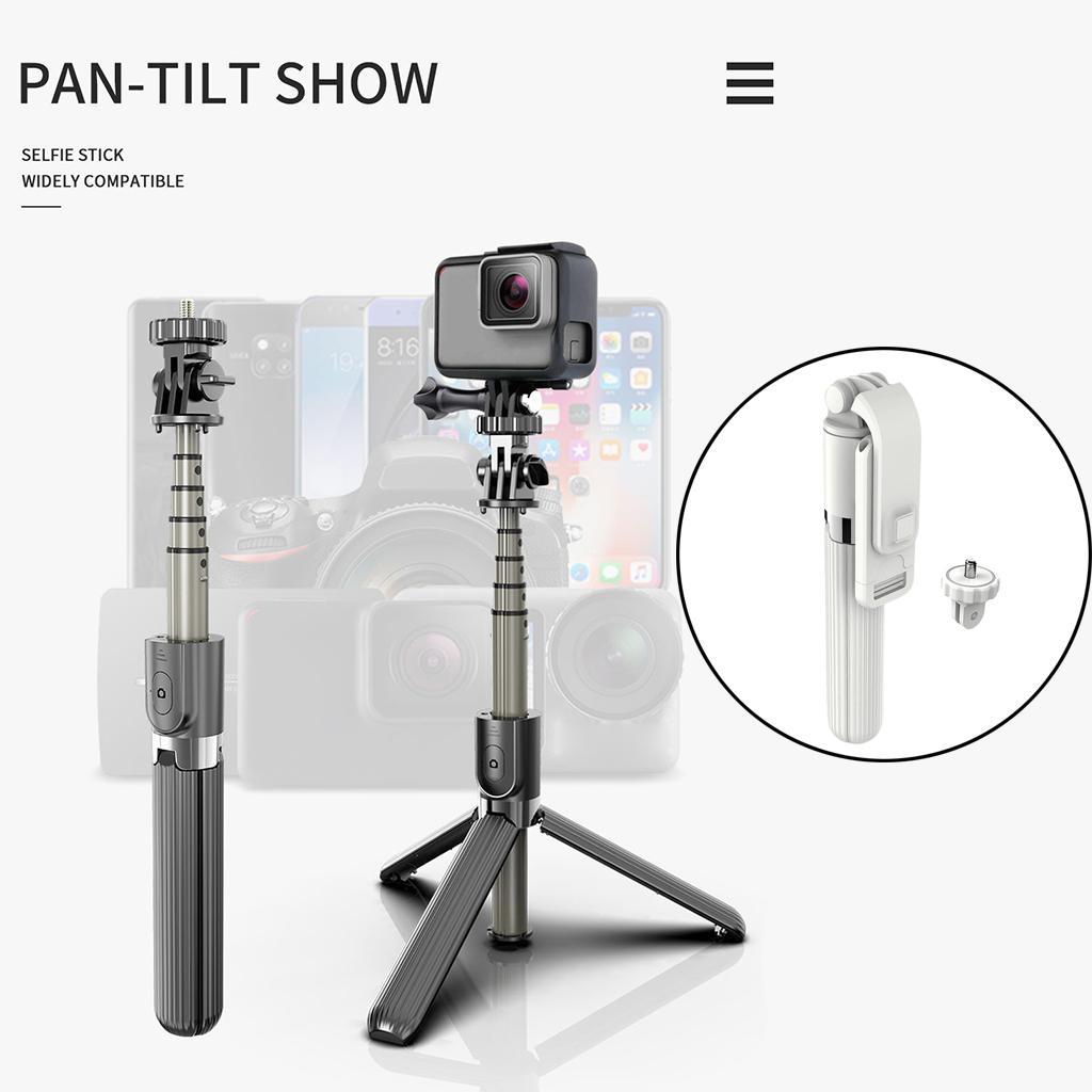 33.9" L03 Tripod Stand Selfie Stick with Remote for iPhone Android Recording