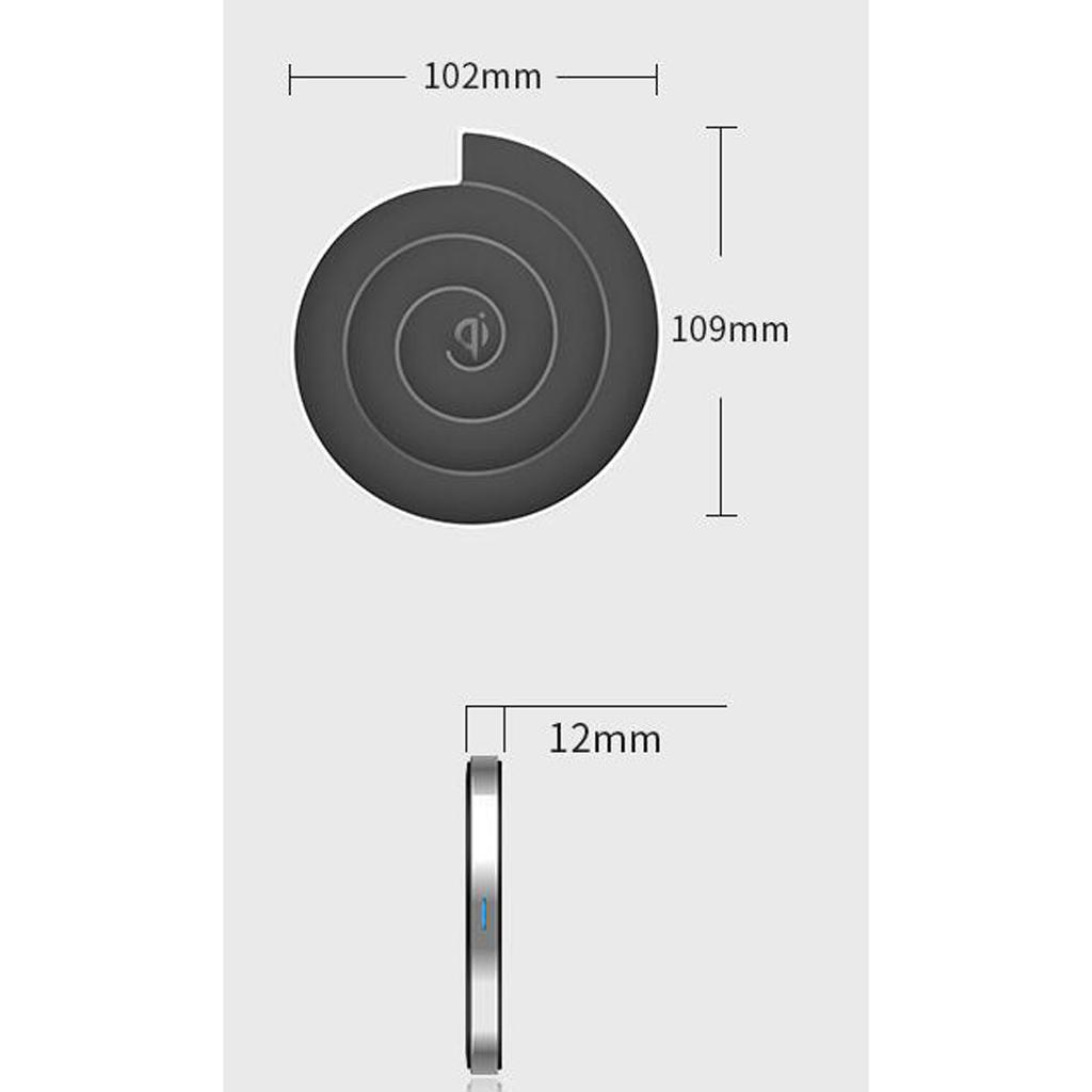 5W Wireless Charger Pad Fast Charging Dock for Apple