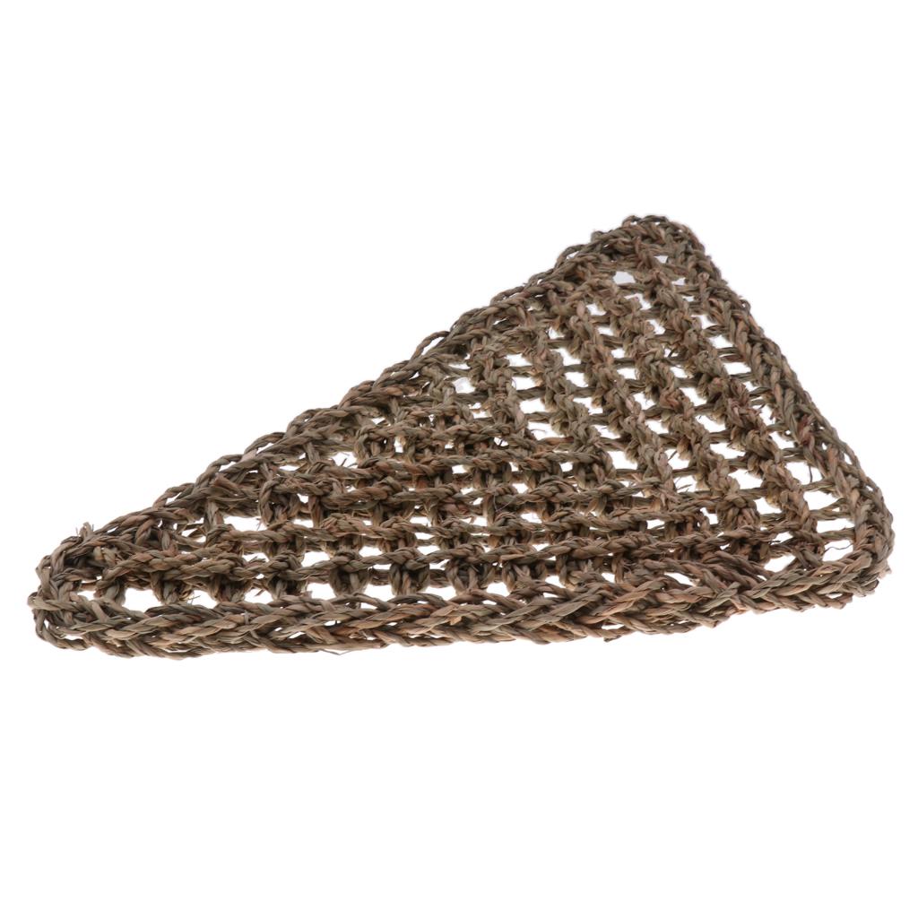 Pack of 2 Reptile Corner Hammock Bed Reptile Lizard Seagrass Swing Habitat