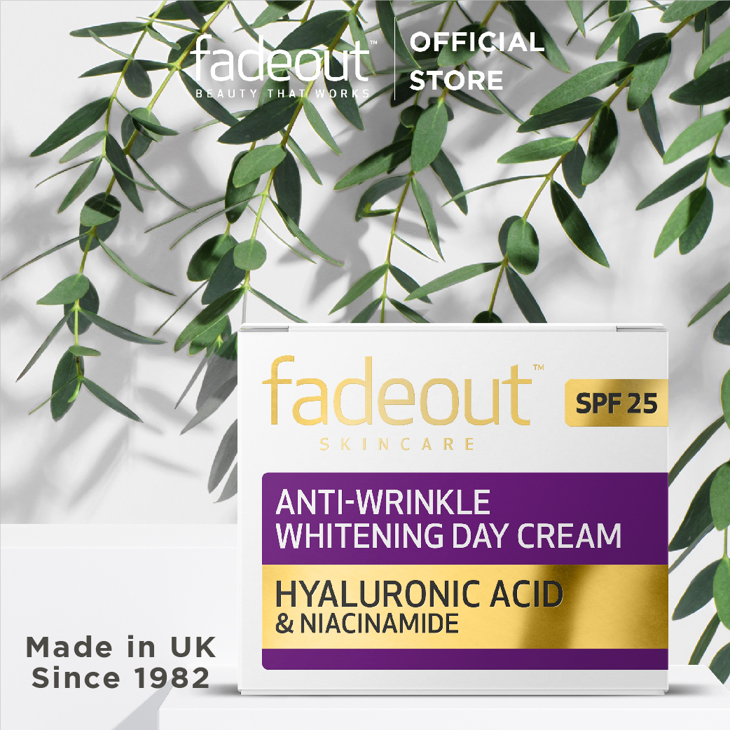 KEM DƯỠNG TRẮNG DA CHỐNG NHĂN MỜ NÁM BAN NGÀY - FADEOUT ANTI -WRINKLE WHITENING DAY CREAM SPF 25 50ML