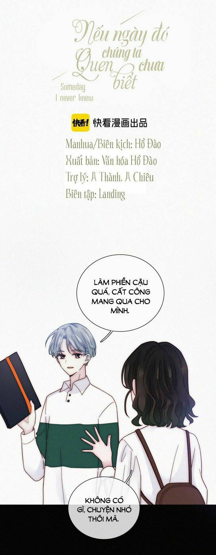 nếu ngày đó chúng ta chưa quen biết chapter 12 3