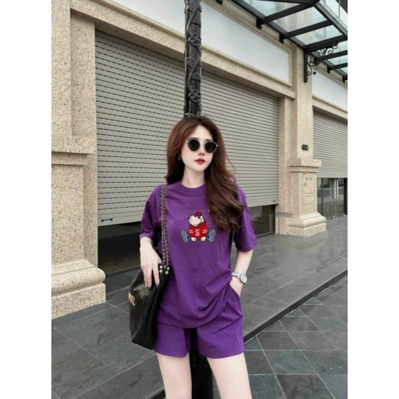 Sét đồ bộ đùi nữ cao cấp bigsize mẫu mới, sét bộ đi chơi thể thao chất cotton xịn đẹp, đô bộ mặc nhà mùa hè mát mịn