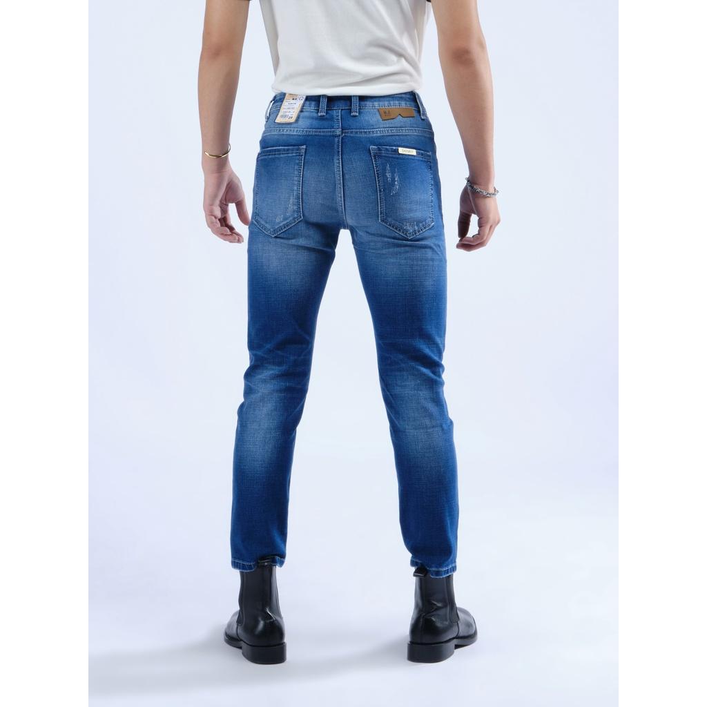 Quần jeans lửng nam ống ôm MESSI SJM1128-20