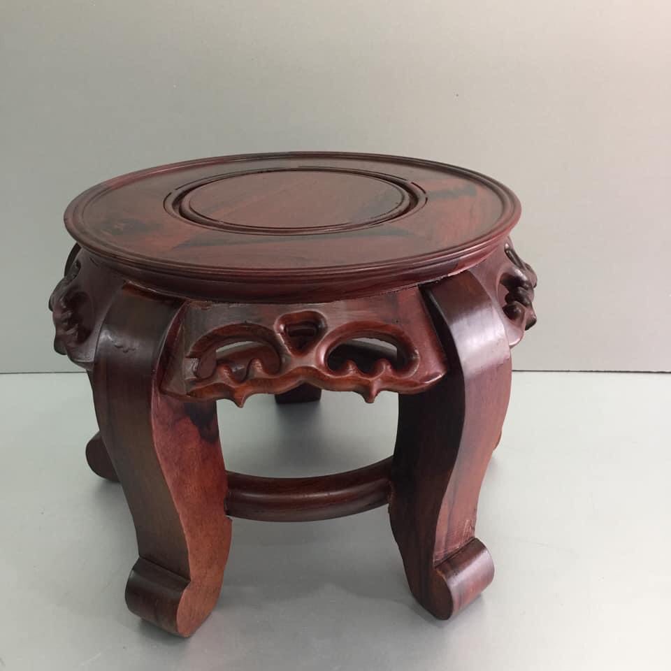 Đôn gỗ cẩm lai , . kê lục bình , kê đồ phong thuỷ KH7612