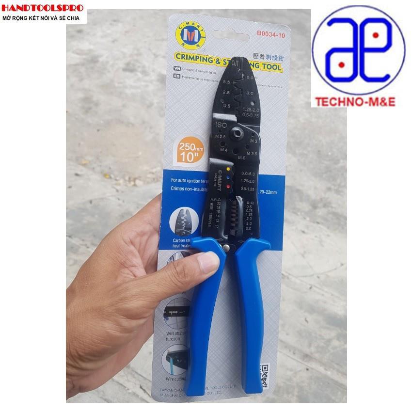 Kìm bấm cos, tuốt dây 225mm/9″ B0034-10