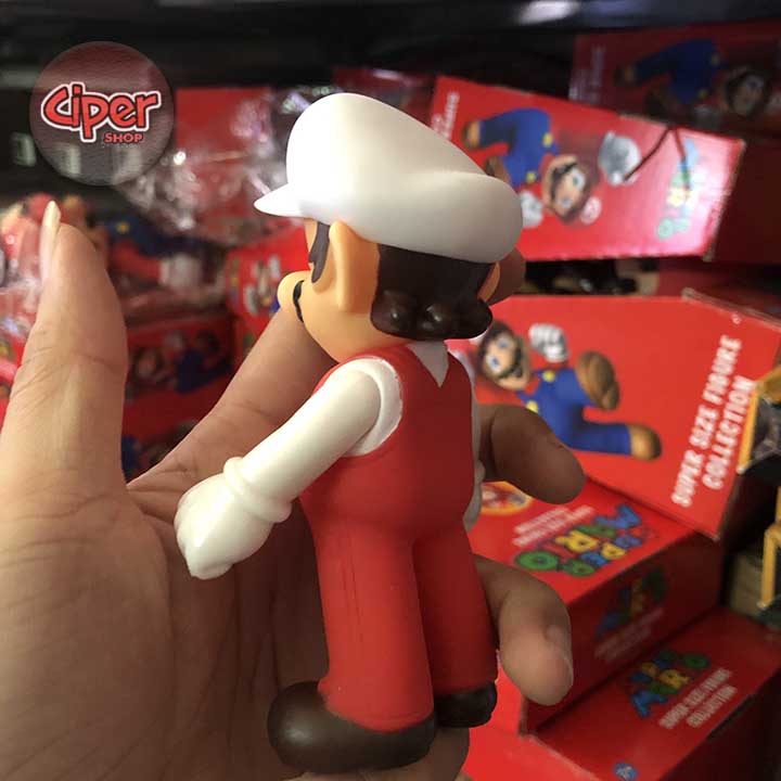 Mô hình Mario Mũ Trắng 12cm - Mô hình Mario