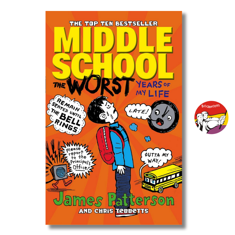 Sách -  Middle School: The Worst Years Of My Life by James Patterson | Children Book / Ngoại văn
