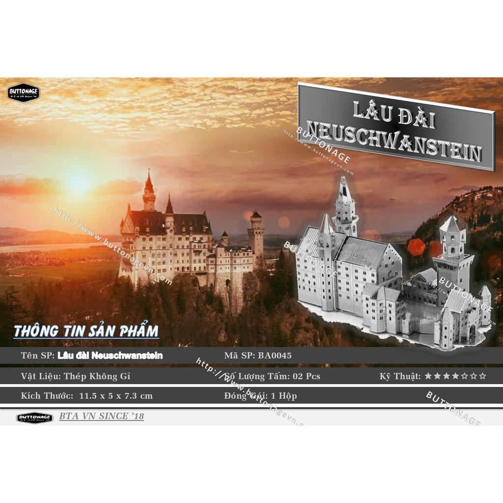 Mô Hình Lắp Ráp 3d Lâu đài Neuschwanstein - Đức