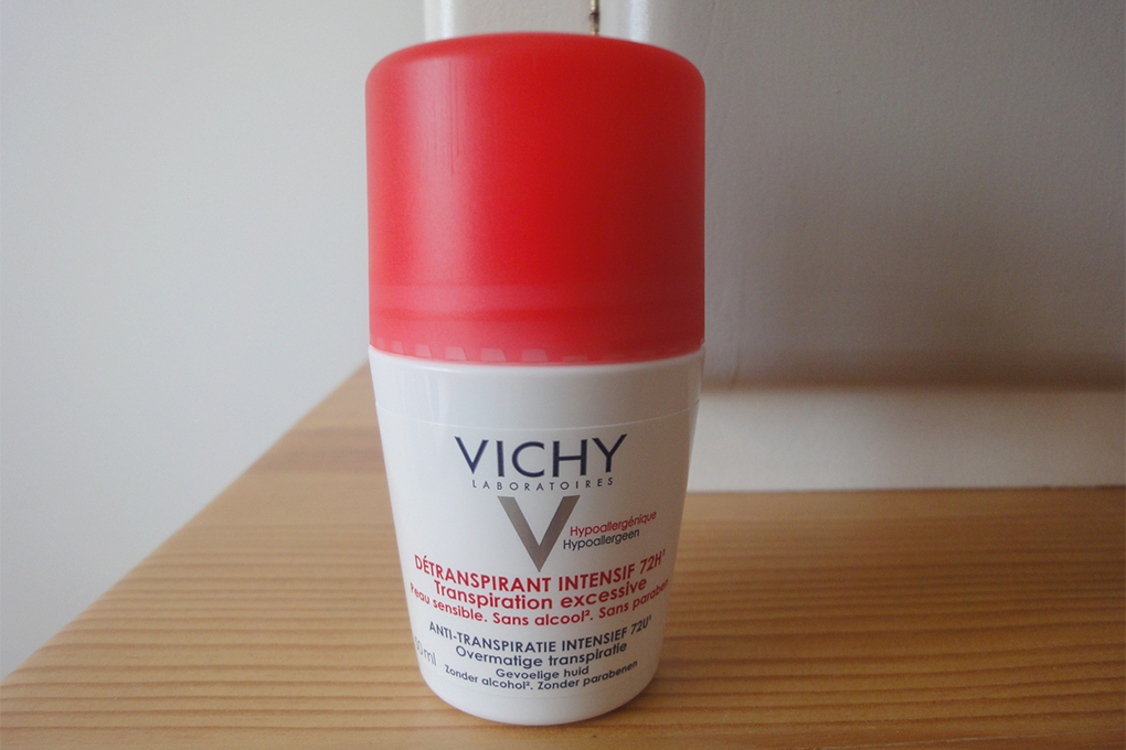 Lăn Khử Mùi Giúp Khô Thoáng Vùng Da Dưới Cánh Tay VICHY Detransprirant Intensif 72h Transpiration Excessive (50ml) - TẶNG MÓC KHÓA