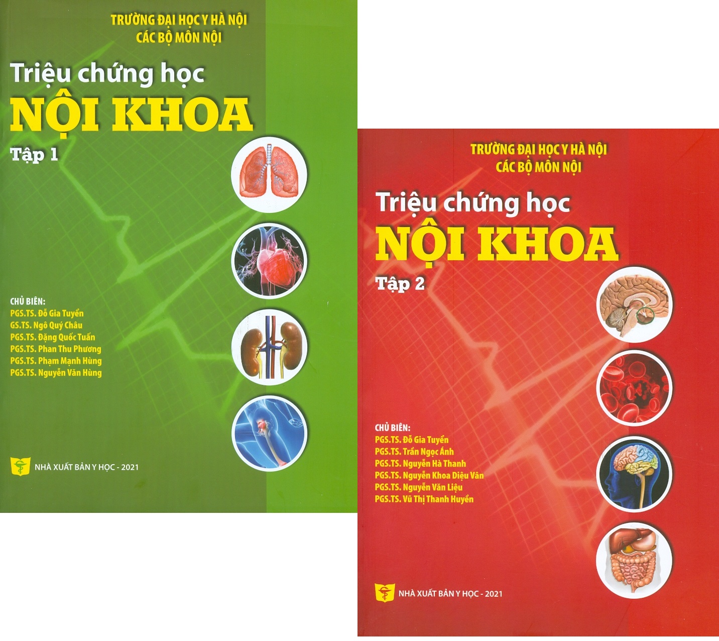 Combo 2 tập Triệu Chứng Học Nội Khoa - Bản in năm 2021