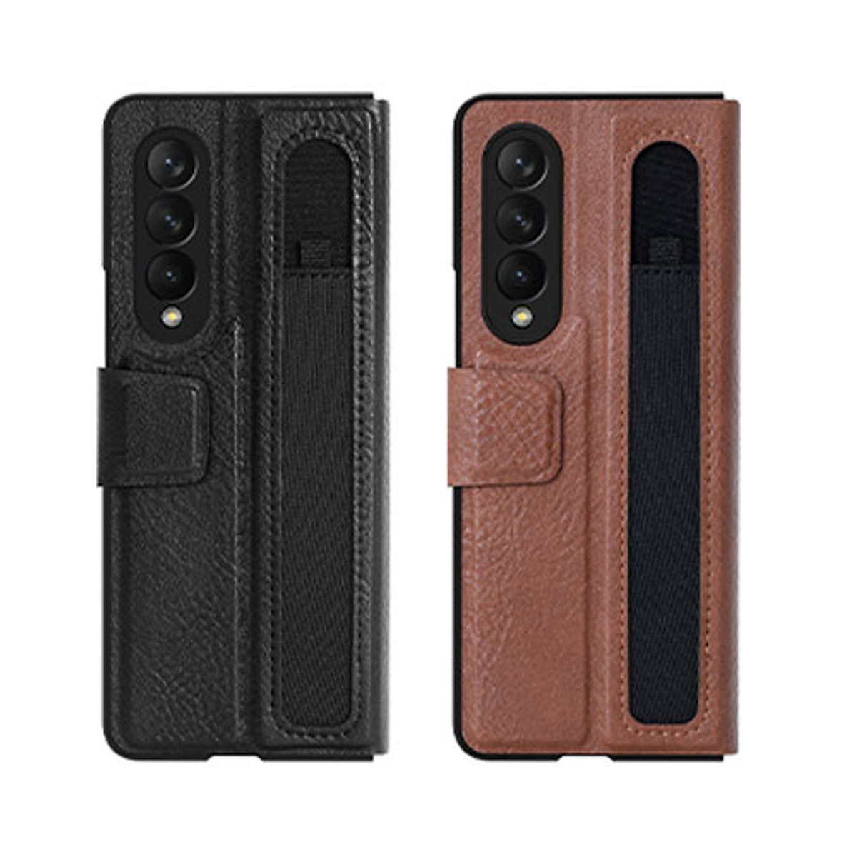 Bao Da dành cho Samsung Galaxy Z Fold 4 hiệu Nillkin Aoge Leather Cao Cấp - Hàng nhập khẩu