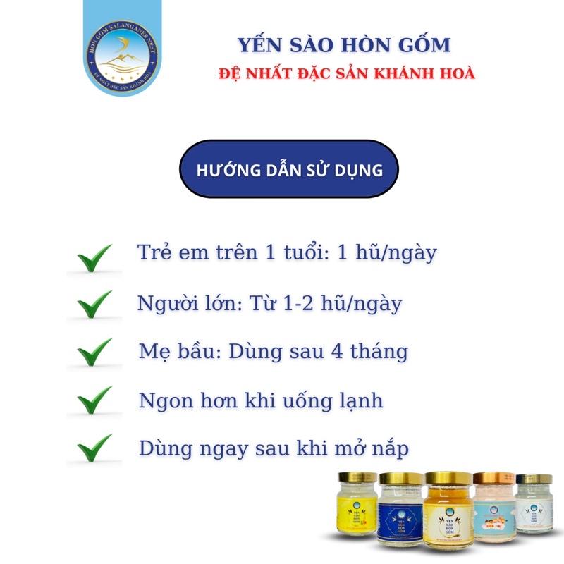 [HỘP 1 LỌ 70ML] Nước Yến Sào Nhân Sâm - Yến Sào Hòn Gốm Chính Hiệu Khánh Hoà - H G SALANGANES NEST