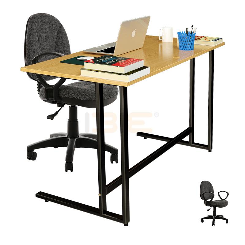 Bộ Bàn Oak-U Trắng Và Ghế Có Tay Đen IBIE IB505