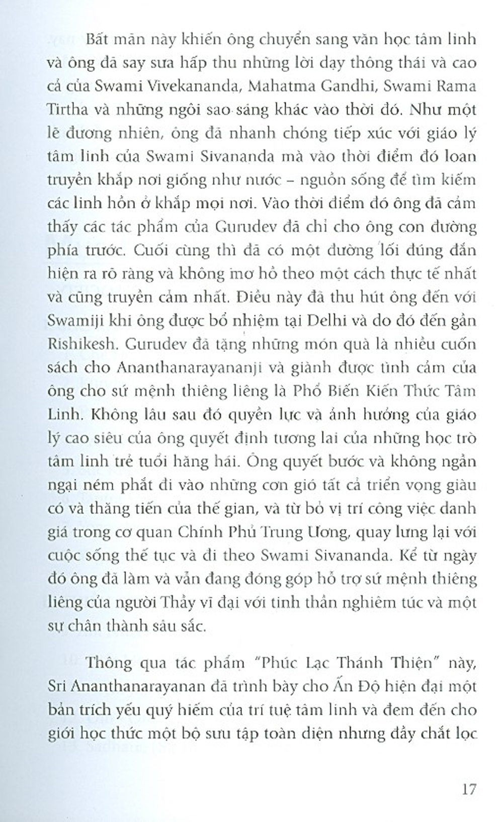 Phúc Lạc Thánh Thiện - Yoga Hiện Đại - Lối Sống Lành Mạnh Về Thân Thể, Tinh Thần Và Trí Tuệ Tâm Linh
