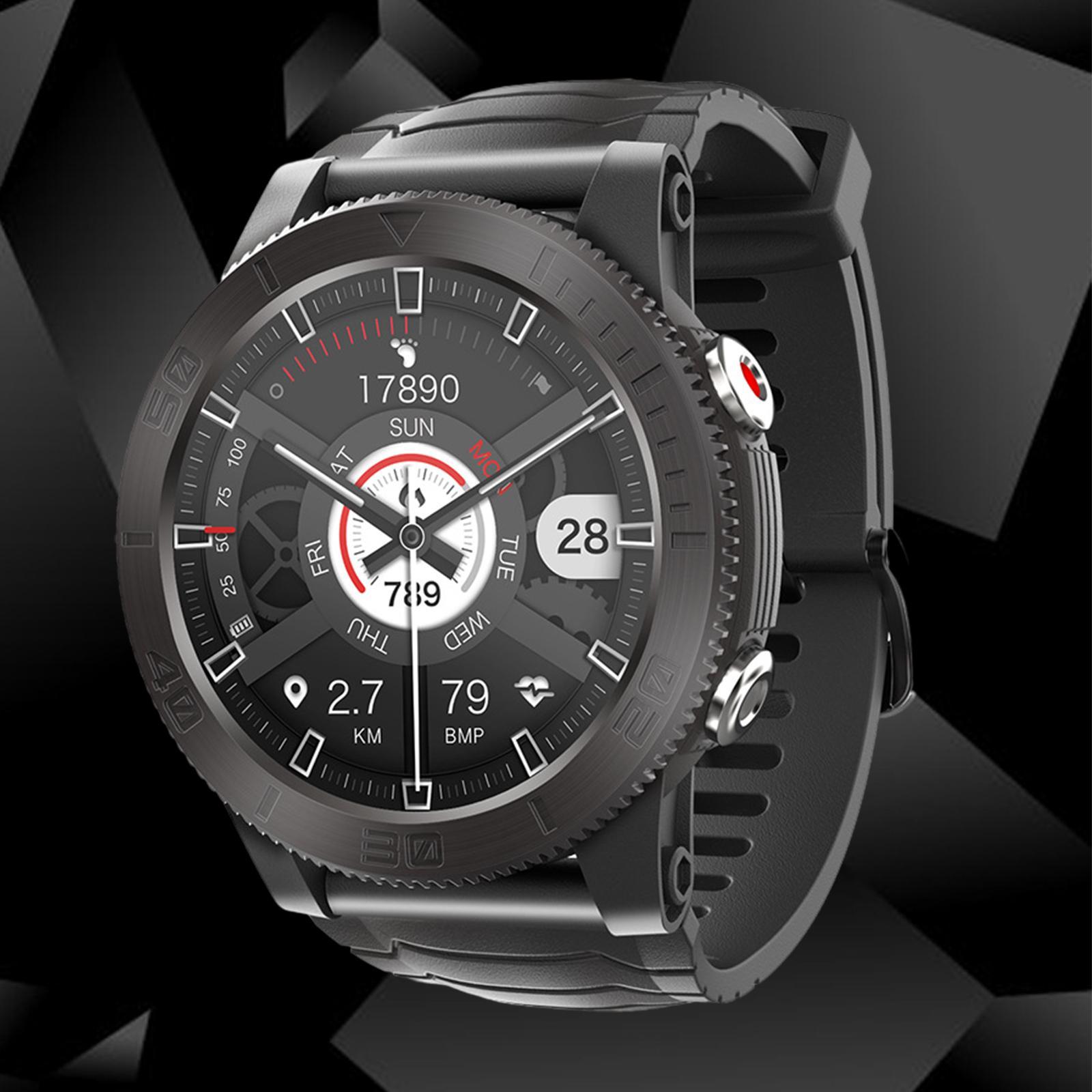 Smart Watch Compass 1.32inch Screen Waterproof Smartwatch for Outdoor