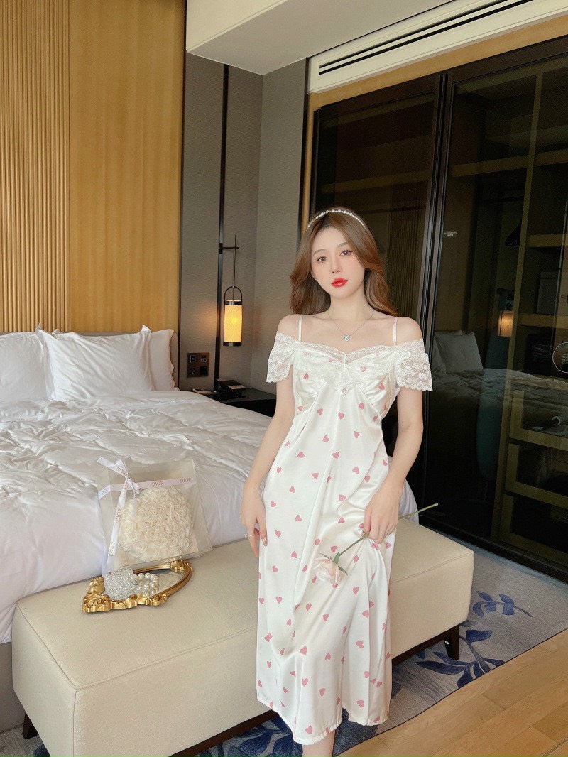 Váy Ngủ Lụa Satin Quý Phái - B.Lingerie
