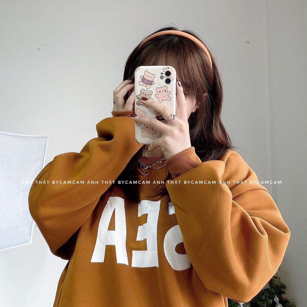 Áo Nỉ SEA, Áo Sweater Cổ Tròn 3 Màu Mặc Đôi Cực Cool