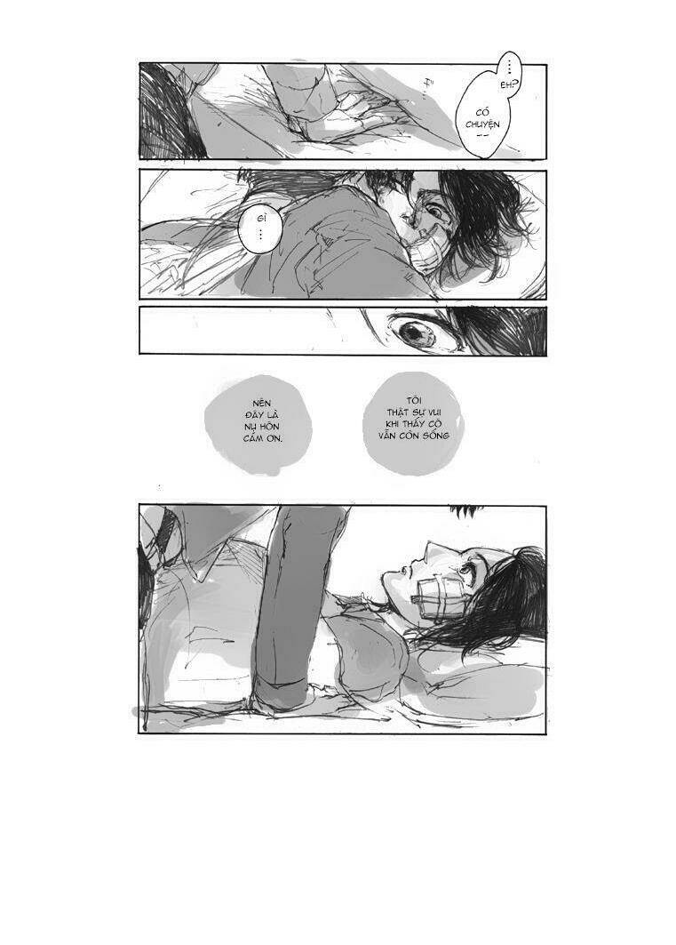 tấn công người khổng lồ - doujinshi levihan chapter 12 10