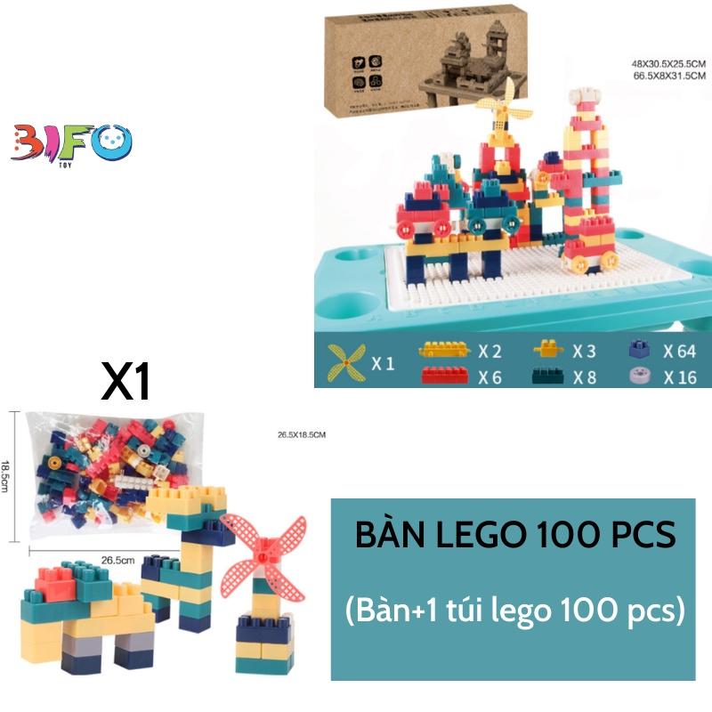 Bàn chơi lắp ghép đa năng sáng tạo Learn Building Blocks