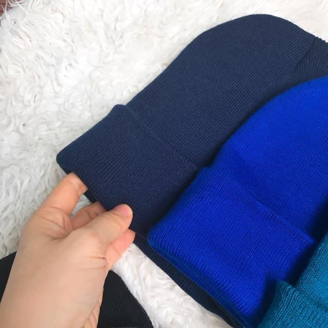 Mũ len beanie trơn