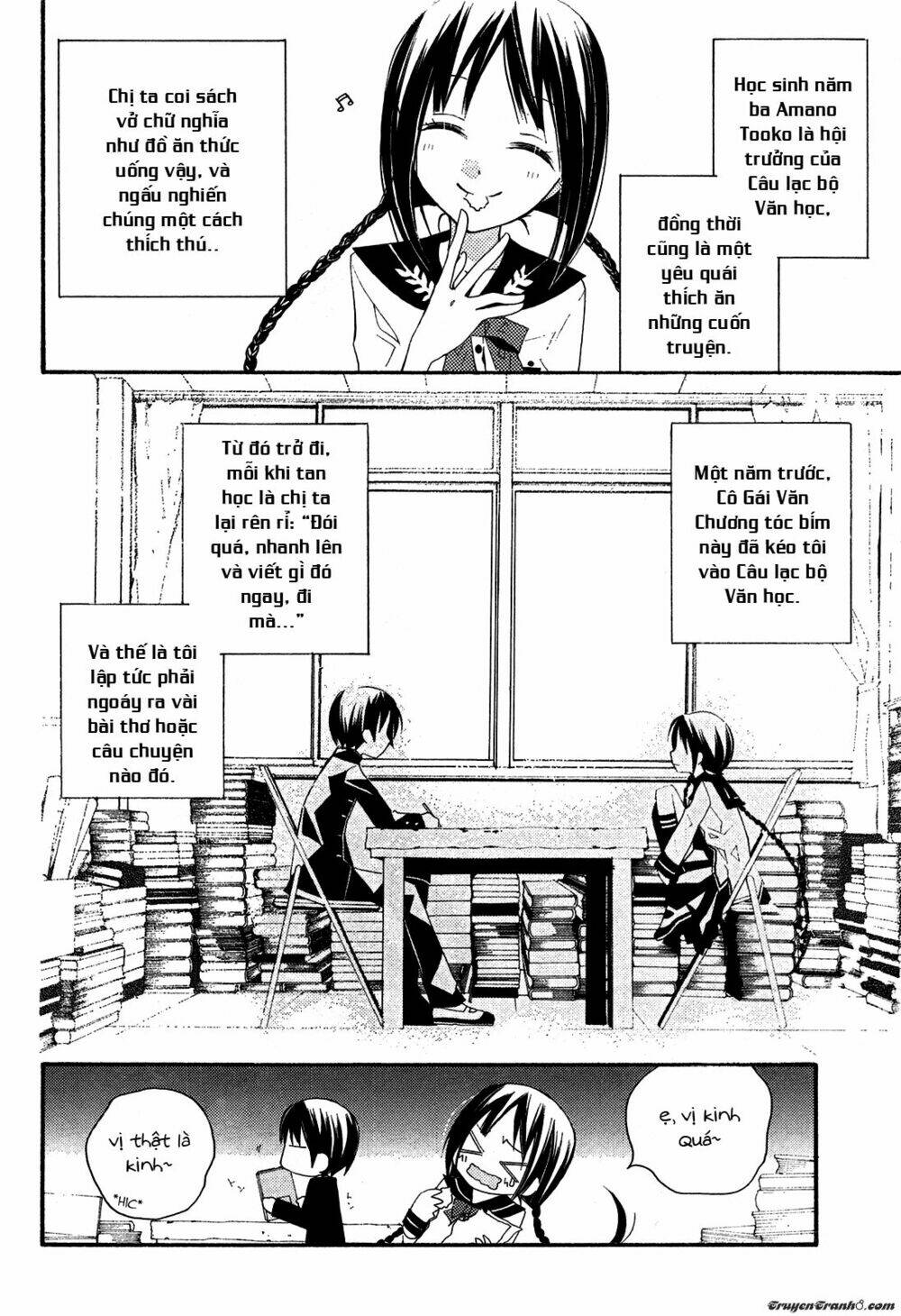 cô gái văn chương và tên hề thích chết chapter 1 35