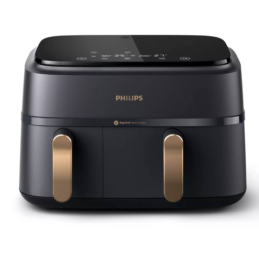Nồi chiên không dầu Philips hai giỏ NA352/00 9 lít - Hàng chính hãng