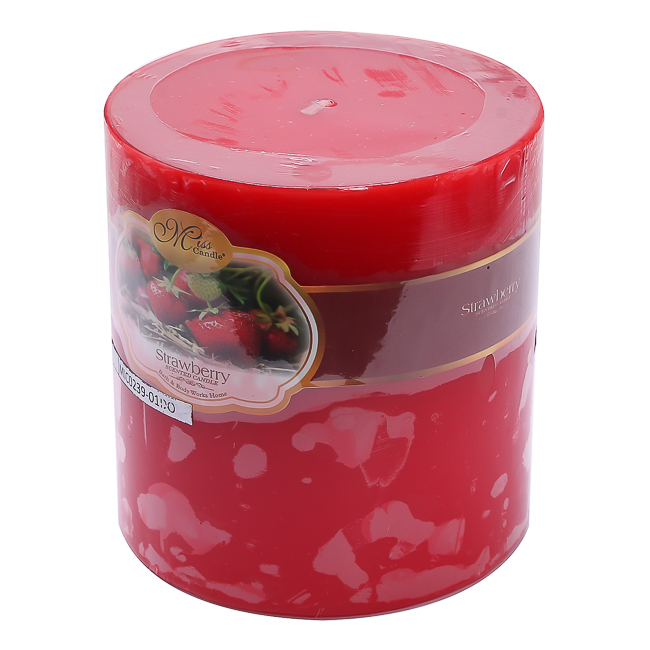 Nến thơm trụ tròn D10H10 Miss Candle MIC0239 10 x 10 cm (Tím