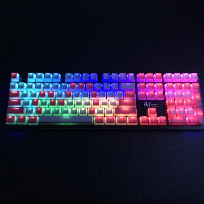 Set Bộ Keycap Pudding PBT 110 Phím Xuyên Led Cực Rẻ