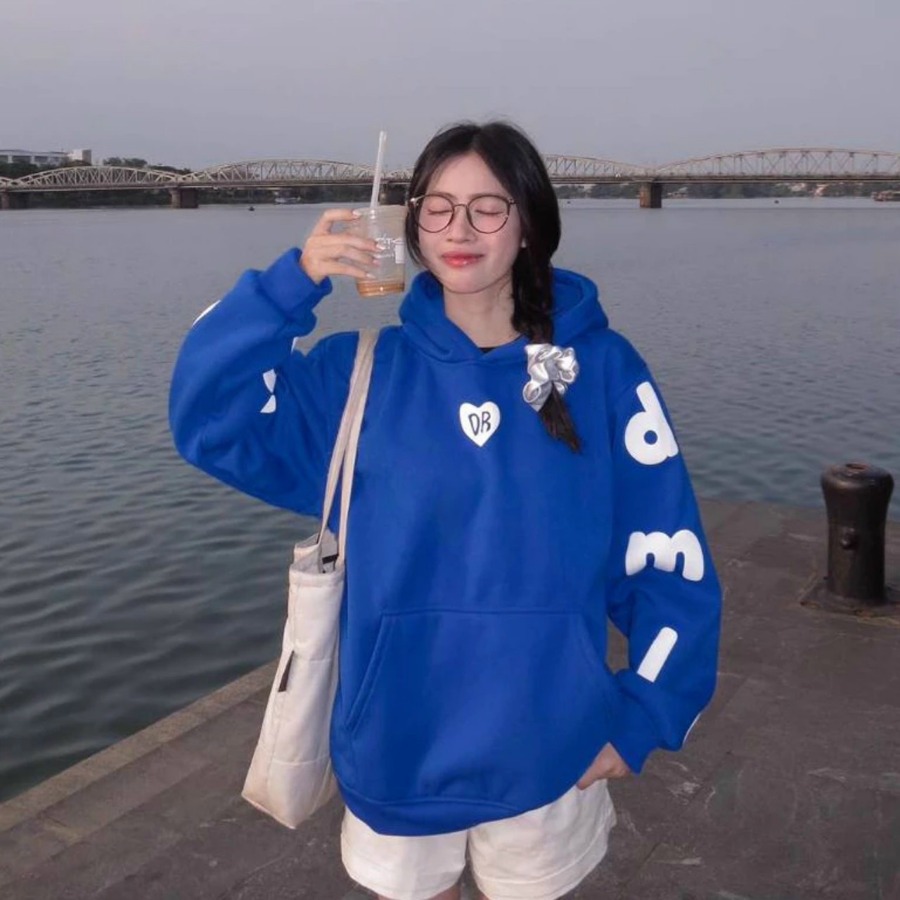 Áo khoác hoodie HEART, áo khoác nỉ form rộng có mũ nam nữ unisex, áo hoodie cặp đôi chống nắng