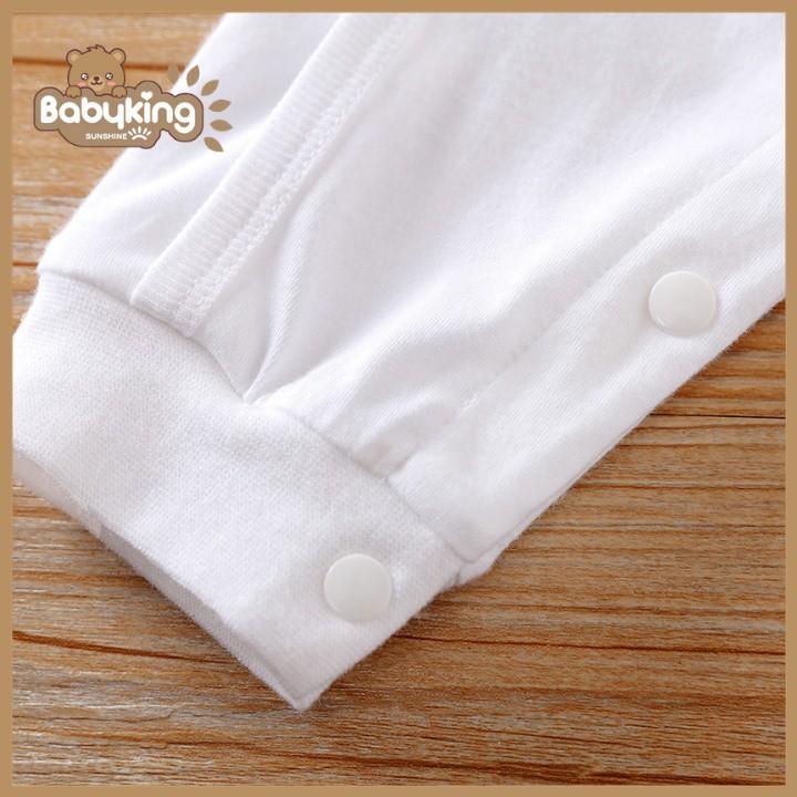 BodySuit,áo liền quần dễ thương dài tay kiểu ngựa vằn cho bé (3022), cotton 100%,thương hiệu Aiueo Nhật. Bản