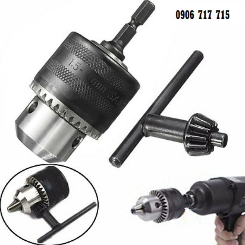 Đầu măng ranh máy khoan, đầu chuyển đổi máy bắn vít thành máy khoan đa năng 1.5mm-10mm loại tốt