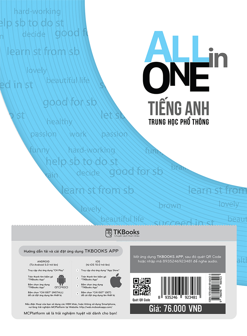 All In One - Tiếng Anh Trung Học Phổ Thông (Học kèm App TKBooks) (Quà Tặng: Bút Animal Kute')