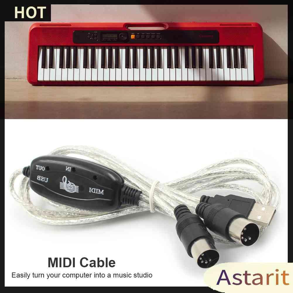 Cáp Chuyển Đổi MIDI Sang USB Chuyên Nghiệp Cho Bàn Phím Điện Tử