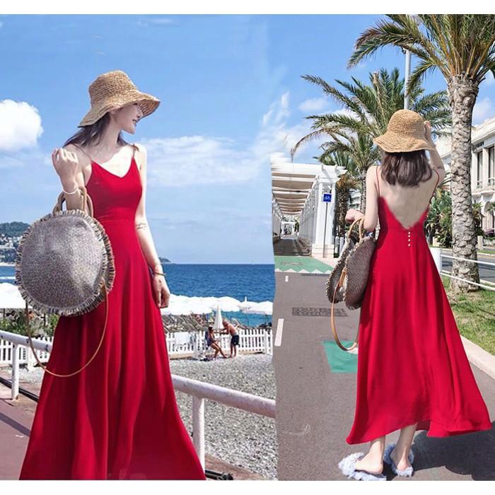 ĐẦM MAXI HỞ LƯNG HANA