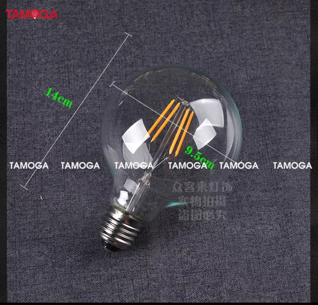 Bóng đèn trang trí TAMOGA XULAS AS Vàng G80