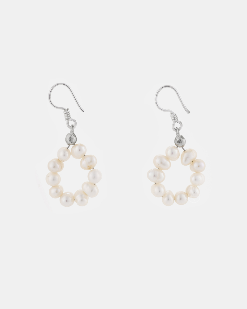 Khuyên tai ngọc trai Drop 9mm・Silver A SET SOREI